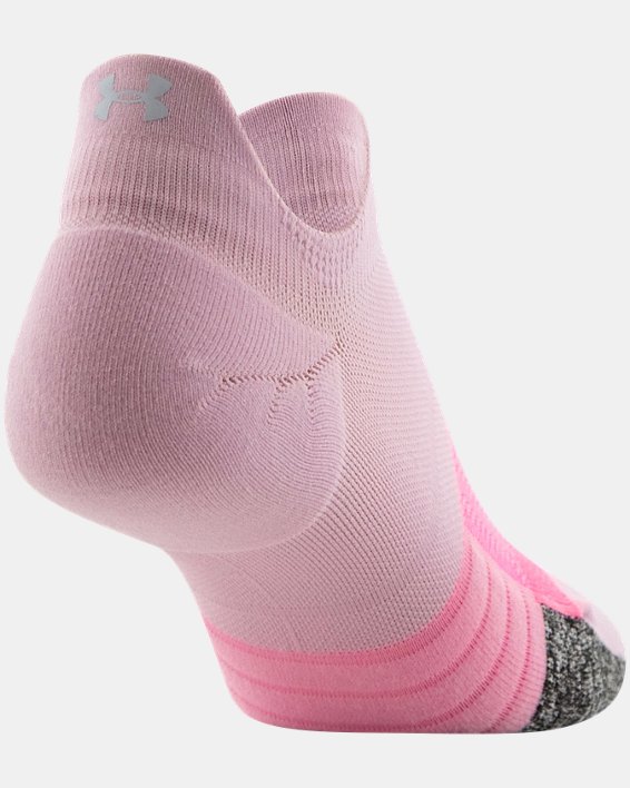 Women's UA Breathe 3-Pack No Show Tab Socks, Pink, pdpMainDesktop image number 9